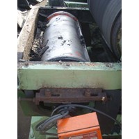 Discharging belt conveyor, flat, 2600 mm x 650 mm